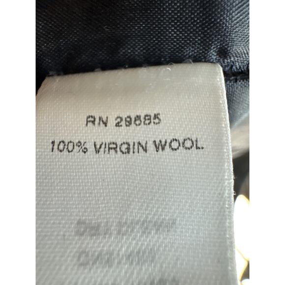 Pendleton Women's Striped Wool Straight Leg Pants Blue Brown Tan Burgundy 10P - Picture 7 of 8